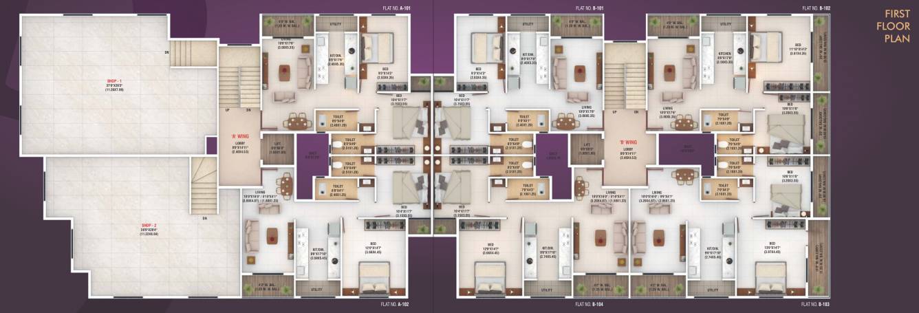 Jaap Bhoomi Imperia Floor plan